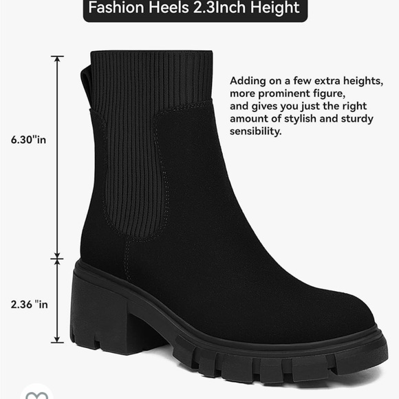 NWT Chelsea Platform Ankle Boots - Picture 3 of 6